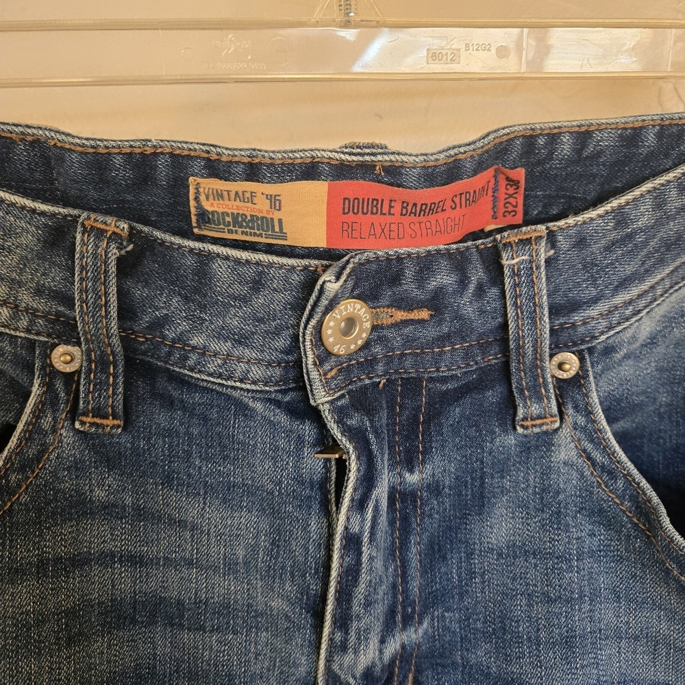 Rock & Roll VTG 46 Double Barrel Relaxed Straight Mens 32/30 - Picture 2 of 4